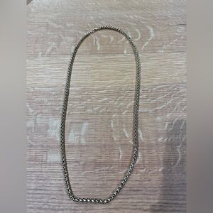 Monet Vintage Rope Chain Necklace Y2K men